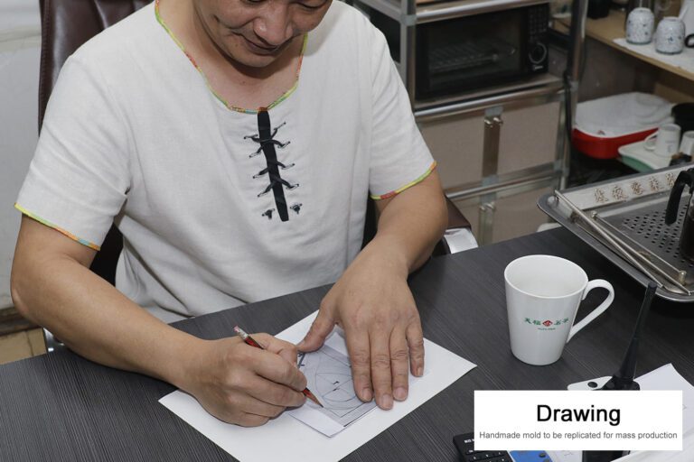 Artisan sketching stainless steel jewelry design