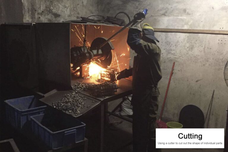 Cutting excess material to refine jewelry shapes