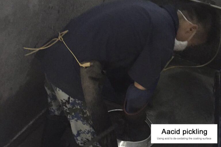 Acid wash to remove oxidation and brighten jewelry surfaces