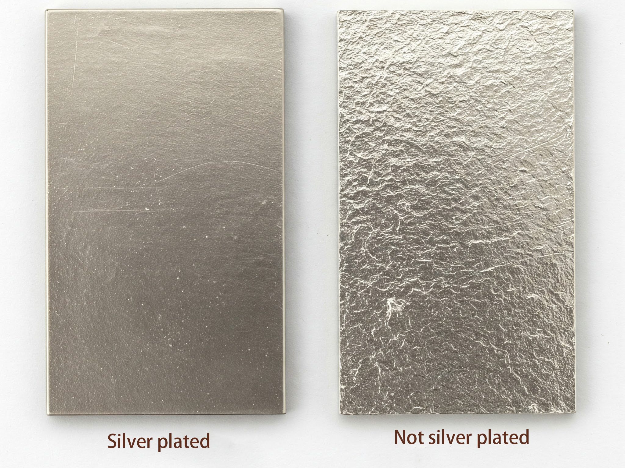 Comparison of Silver-Plated vs. Non-Silver-Plated Metal Surfaces