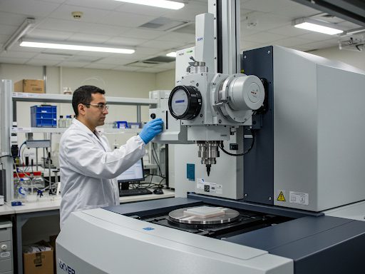 XRF Analysis or Salt Spray Test in a Laboratory