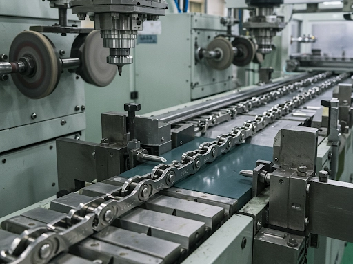 Automated Polishing of Stainless Steel Chains in Production Line