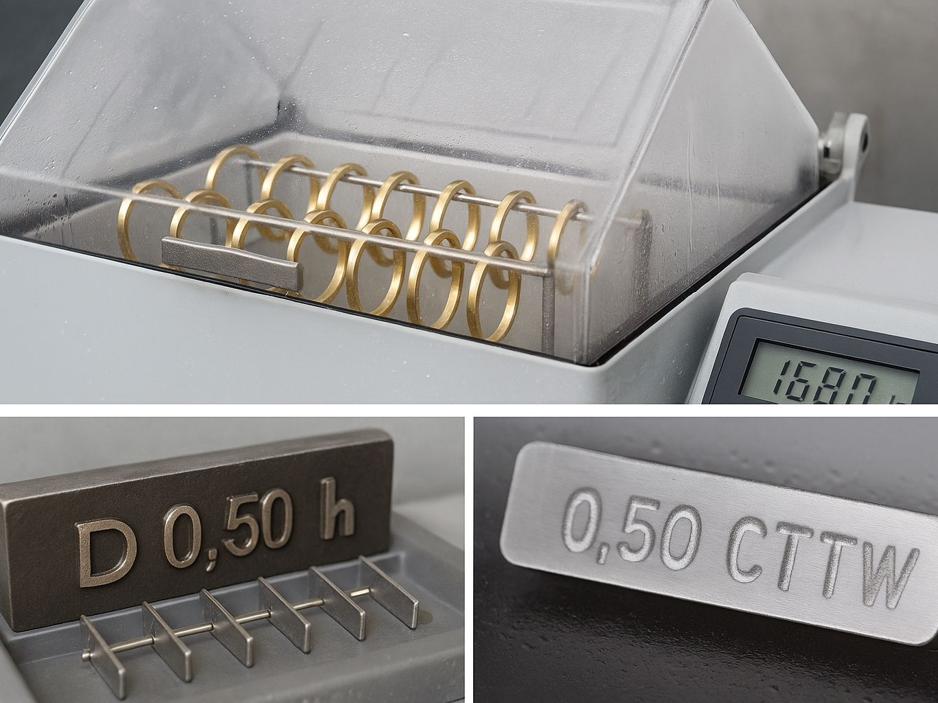 Salt Spray Corrosion Test on Gold Bangles – 168-Hour Exposure