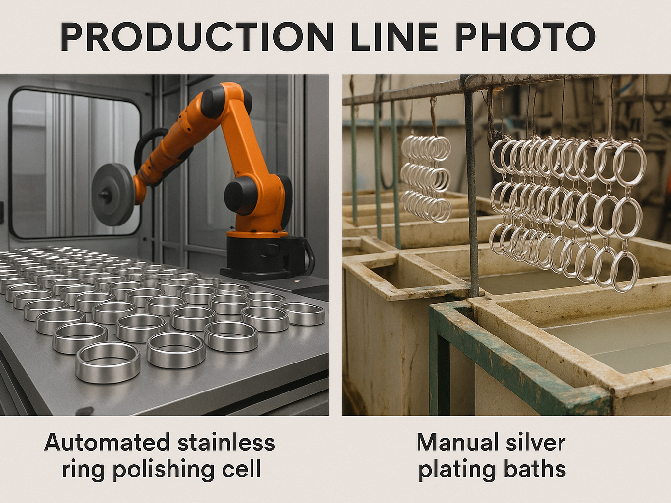 Automated Stainless Ring Polishing vs Manual Silver Plating Process